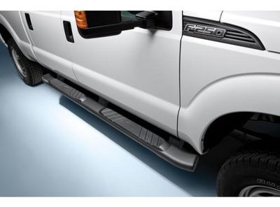 Ford Step Bars - 5 Inch Black, Crew Cab HC3Z-16450-HB