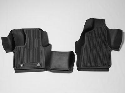 Ford Floor Mats - Tray Style, 2-Piece, Black, For Use With Carpet Flooring JK4Z-1613086-AA