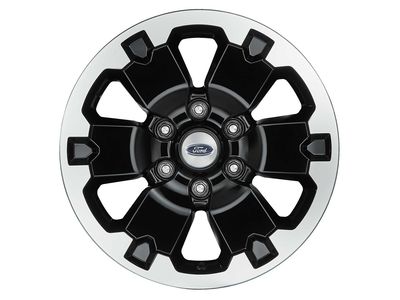 Ford KB3Z-1K007-C Wheels - 18 Inch Black, Machine Faced, Set of 4
