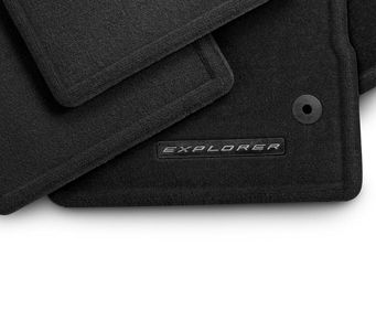 Ford Floor Mats - Carpeted, Black, 4-Piece Set LB5Z-7813300-BA