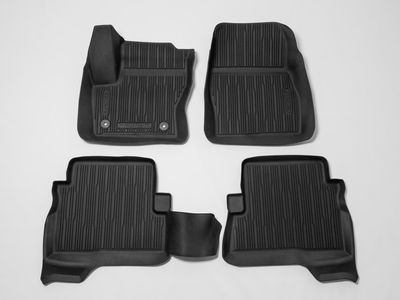 Ford Floor Mats - Tray Style, 4-Piece Set, Black, For Gas Models LJ6Z-7813300-AA