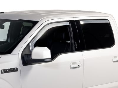 Ford Deflectors - Chrome, 4-Piece Set, Super Cab VFL3Z-18246-B