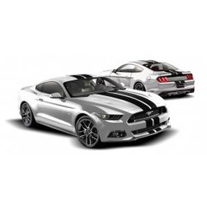 Ford Graphics, Stripes, and Trim Kits - Custom Stripe Kit, Over -the-Top, Dual Stripe, Matte Black VFR3Z-6320000-J