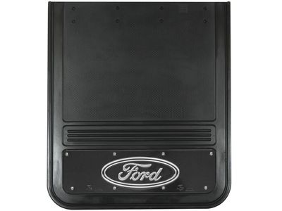 Ford Splash Guards - Gatorback by Truck Hardware, Rear Pair, Rear Pair, DRW w/Black Ford Oval and Black Surround VHC3Z-16A550-V