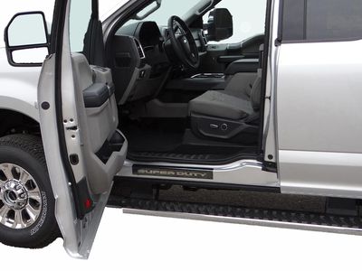 Ford Door Sill Plates - Black Chrome, For Reg And Super Cab VHC3Z-99132A08-C