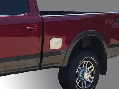 VHC3Z-99405A26-B Ford Graphics, Stripes, and Trim Kits - Fuel Door Trim, Chrome Product Photo 1 of 1