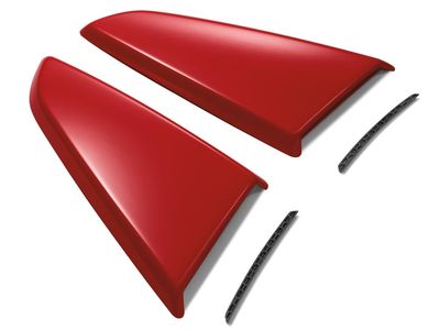Ford Scoops and Louvres - Quarter Window, Ruby Red VHR3Z-63280B10-AC