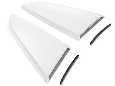 Ford Scoops and Louvres - Quarter Window, Oxford White VHR3Z-63280B10-AH