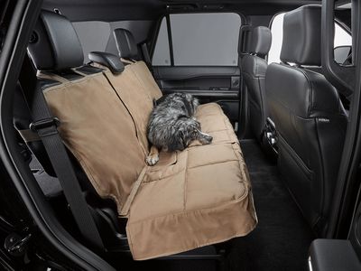 Ford Seat Covers - Protective Seat Covers for Pets, For 2nd Row, Charcoal Black VJL1Z-7863812-B