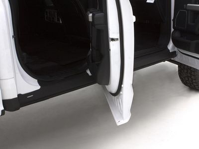 Ford Door Sill Plates - Body Armour Rocker Panel Protection, Black, Crew Cab VJL3Z-1613208-A