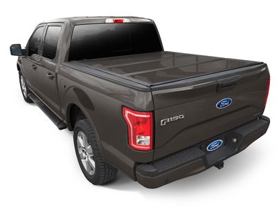 Ford Covers - Painted Hard Folding by Undercover, For 5.5 Bed, Stone Gray VJL3Z-84501A42-CF