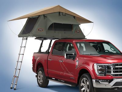 Ford Racks and Carriers - Rack Mounted Tent, Green and Khaki VLL3Z-99000C38-A