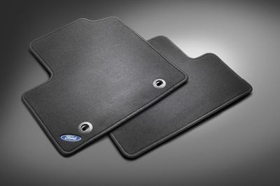 Ford Floor Mats - Premium Carpeted Rear , Black 2T1Z-9913106-A