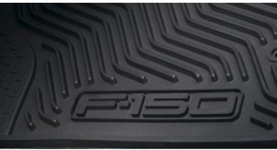 Ford Floor Mats - All - Weather Thermoplastic Rubber, Black 4 - Piece Set 6L3Z-1813300-A