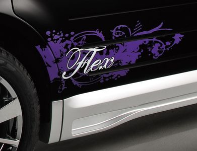 Ford Sport Stripes - Purple w/Gray Background 9A8Z-7420000-AA