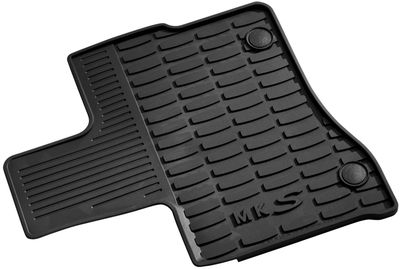 Ford Floor Mats - All - Weather Thermoplastic Rubber, Black, Dual Retention AA5Z-5413300-CA