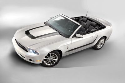 Ford Sport Stripes - White, Body Side and Hood, with Hood Scoop AR3Z-6320000-KF