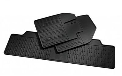 Ford Floor Mats - All - Weather Thermoplastic Rubber, Black Dual Retention DA1Z-7813086-AA
