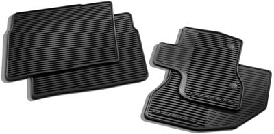 Ford Floor Mats - All - Weather Thermoplastic Rubber, Black 4 - Pc. Set, Dual Clip DB5Z-7813086-BA