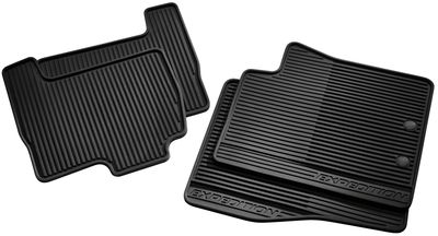 Ford Floor Mats - All - Weather Thermoplastic Rubber, Black 4 - Pc. Set, Dual Deltar DL1Z-7813300-BA