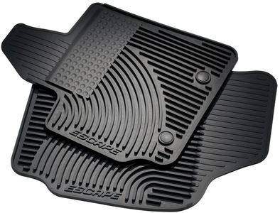 Ford Floor Mats - All - Weather Thermoplastic Rubber, Black Dual Retention Drivers Side BL8Z-7813300-AD