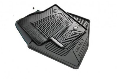 Ford Floor Mats - All - Weather Thermoplastic Rubber, Black 4 Pc Set DJ5Z-7813086-AA