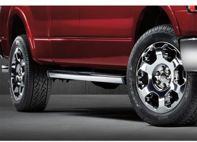 Ford Step Bars - 6 Inch Chrome, Super Cab CL3Z-16450-AA