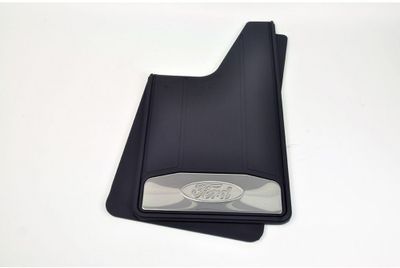 Ford Splash Guards - Heavy Duty, Rear Only, With Bright Insert CL3Z-16A550-H