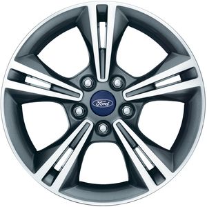 Ford CM5Z-1K007-C Wheel - 16 Inch, Machined Aluminum Wheel with Painted Pockets