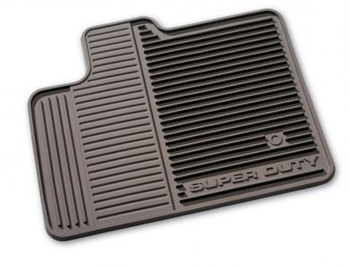 Ford Floor Mats - All - Weather Thermoplastic Rubber, Black Regular Cab DC3Z-2513086-A