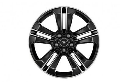 Ford Wheel - 19 Inch Black Painted Machined Aluminum, Cal Special DR3Z-1K007-C