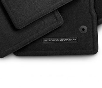 Ford Floor Mats - Carpeted, Black, 4 - Piece Set FB5Z-7813086-AB