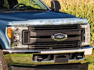 Ford Hood Deflector - Chrome HC3Z-16C900-B