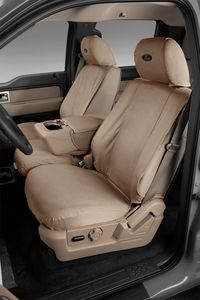VBL3Z-15600D20-B Ford Seat Covers - Charcoal, Front 40 - 20 - 40 Product Photo 1 of 1