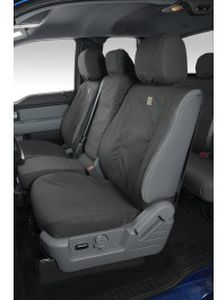 Ford Carhartt Seat Covers by Covercraft - Gravel, Rear CC 60 - 40 with Armrest VCC3Z-2663812-A
