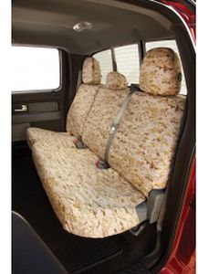 Ford Seat Savers Custom Camouflage Pattern Seat Covers by Covercraft - Rear CC 60 - 40 without armrest, Desert Camo VDL3Z-1663812-K