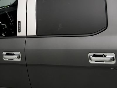 Ford Door Handle Trim - Chrome, Handle and Bezel, For SuperCrew VFL3Z-1522468-B