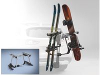 Ford VDT4Z-7855100-F Racks and Carriers;Ski/Snowboard Hitch Mount Carrier by Thule
