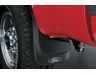 Ford FL3Z-16A550-C Splash Guards - Flat, Black, Front or Rear, 2-Piece Set, w/Ford Oval Logo