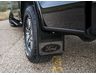 Ford VHL3Z-16A550-L Splash Guards - Gatorback by Truck Hardware, Rear Pair, Gunmetal Ford Oval w/Black Decal