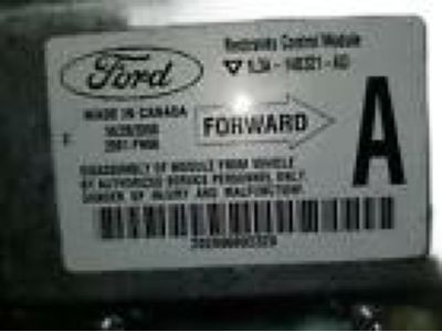 2003 Ford F-150 Air Bag Control Module - 1L3Z-14B321-AA