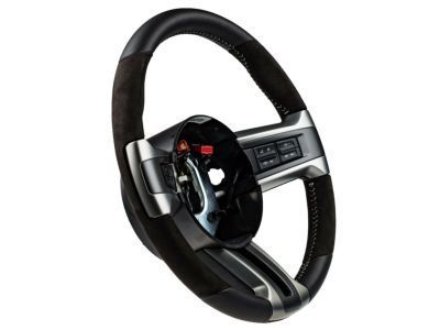 Ford CR3Z-3600-AB Steering Wheel Assembly Black Leather