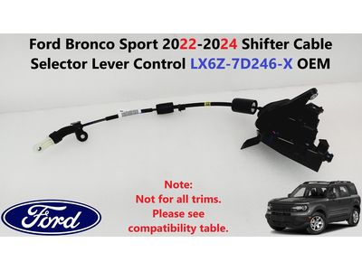 Ford Bronco Sport Shift Cable - LX6Z-7D246-X