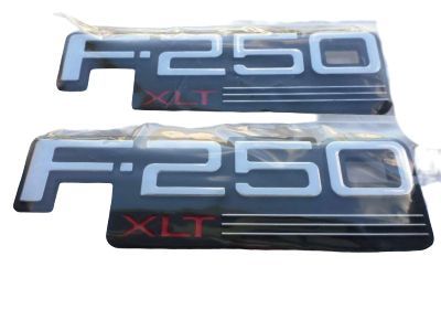 Ford F2TZ-16720-F Fender Emblem Right & Left Nameplate