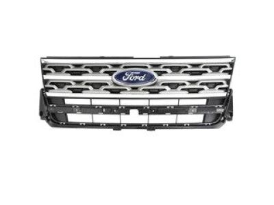 Evan-Fischer Grille Assembly JB5Z8200AJ For Ford Explorer 2018-2019 Gray
