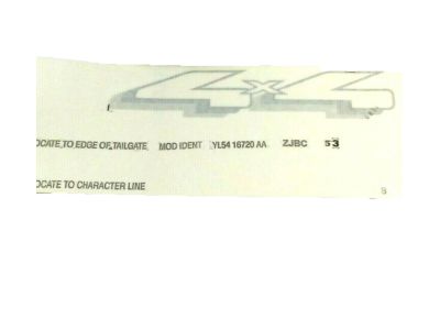 2005 Ford Ranger Emblem - YL5Z-9942528-AAB