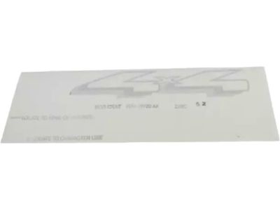 2005 Ford Ranger Emblem - YL5Z-9942528-AAB