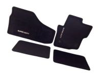 Ford CC3Z-2813300-AA Floor Mats - Carpeted, Front and Rear, Super/Crew Cab w/Subwoofer, Ebony