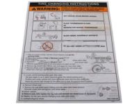 Ford 5R3Z-17A083-AA Decal - Jack Operation