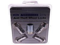 Ford EK4Z-1A043-A Chrome Plated Wheel Locks for Exposed Lugs